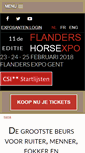 Mobile Screenshot of flanders-horse-expo.be